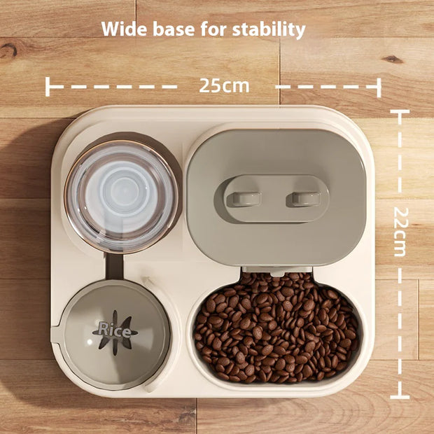 Automatic Pet Feeder with Water Dispenser for Dogs and Cats