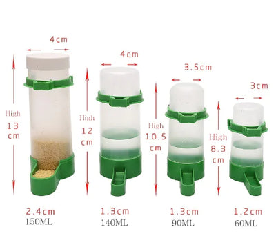 Bird Supplies: Cage, Feeder, Waterer, and Bowls